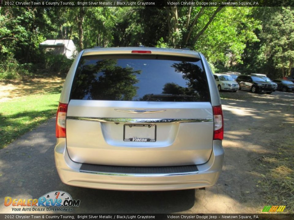 2012 Chrysler Town & Country Touring Bright Silver Metallic / Black/Light Graystone Photo #9