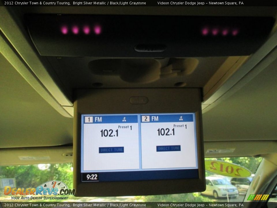 2012 Chrysler Town & Country Touring Bright Silver Metallic / Black/Light Graystone Photo #21