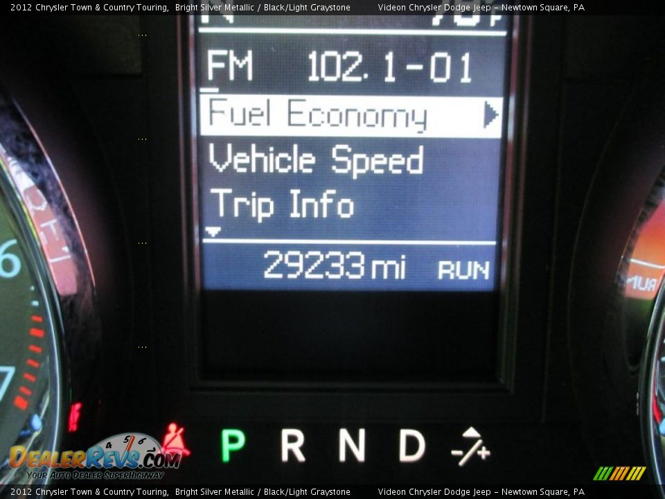 2012 Chrysler Town & Country Touring Bright Silver Metallic / Black/Light Graystone Photo #27