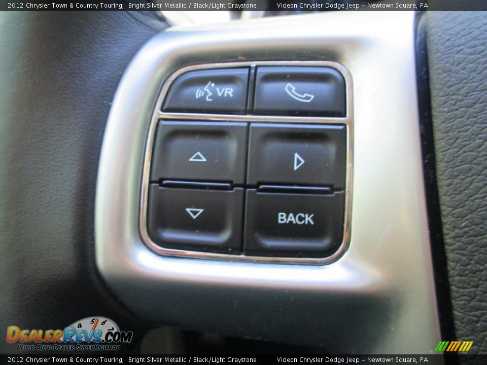 2012 Chrysler Town & Country Touring Bright Silver Metallic / Black/Light Graystone Photo #29
