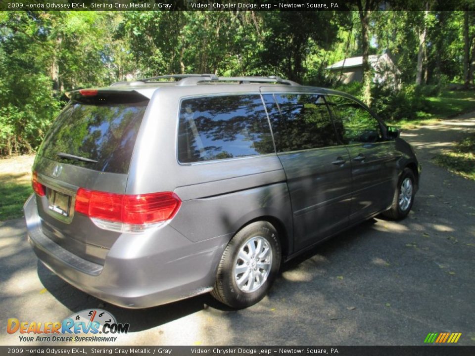 2009 Honda Odyssey EX-L Sterling Gray Metallic / Gray Photo #2