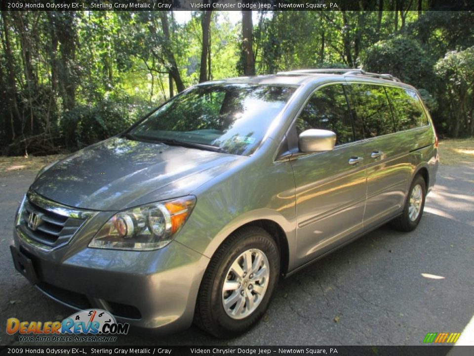 2009 Honda Odyssey EX-L Sterling Gray Metallic / Gray Photo #6