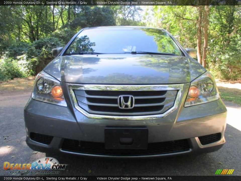 2009 Honda Odyssey EX-L Sterling Gray Metallic / Gray Photo #8