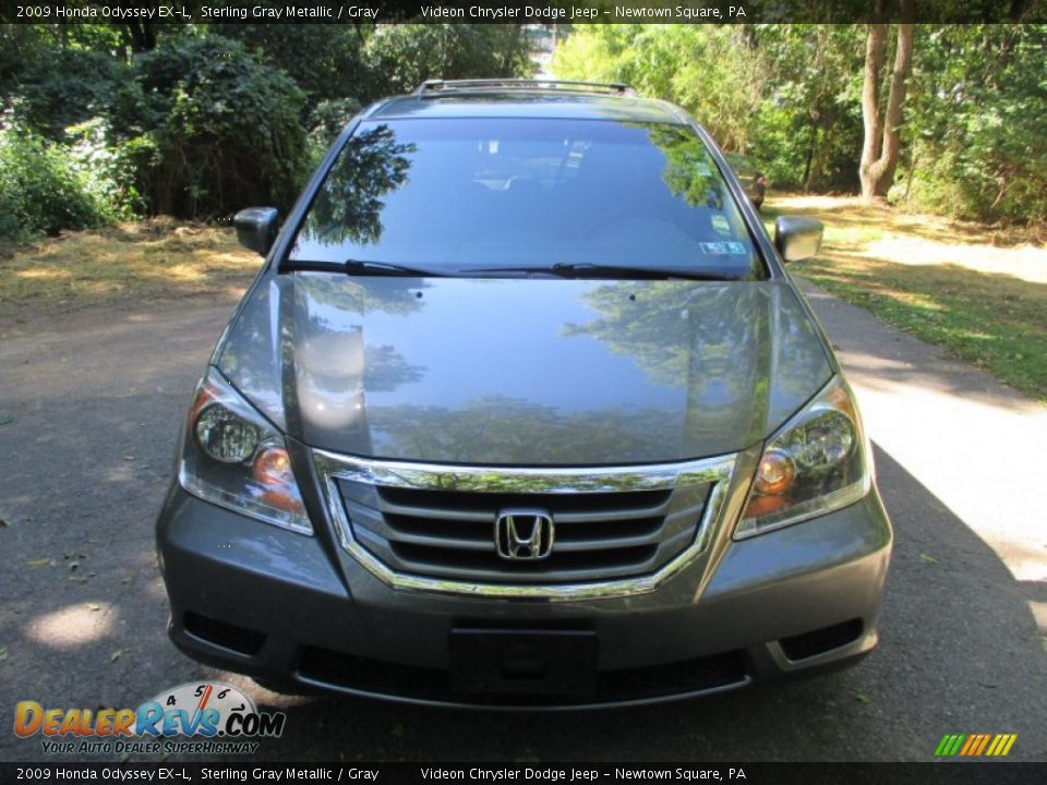 2009 Honda Odyssey EX-L Sterling Gray Metallic / Gray Photo #9