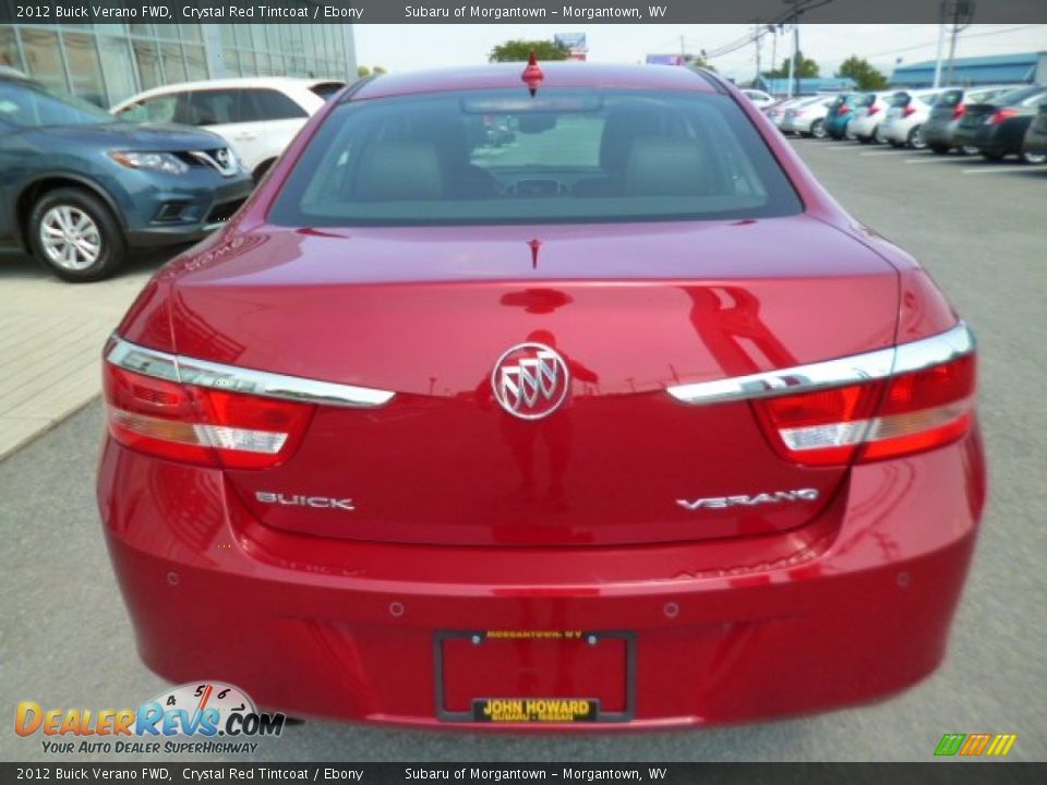 2012 Buick Verano FWD Crystal Red Tintcoat / Ebony Photo #6