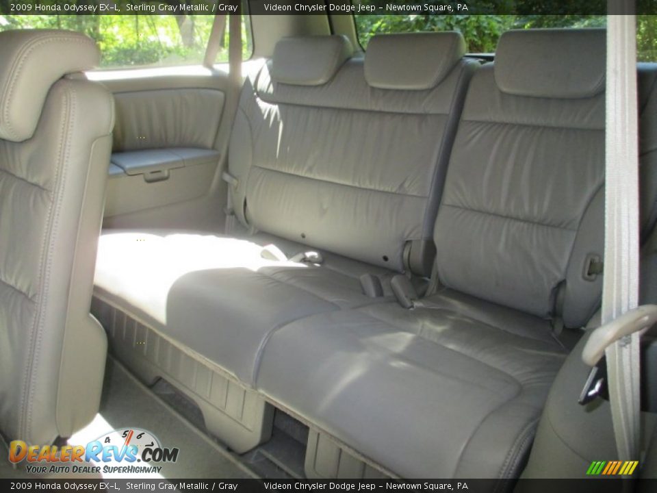2009 Honda Odyssey EX-L Sterling Gray Metallic / Gray Photo #19