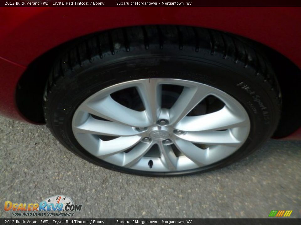 2012 Buick Verano FWD Crystal Red Tintcoat / Ebony Photo #8