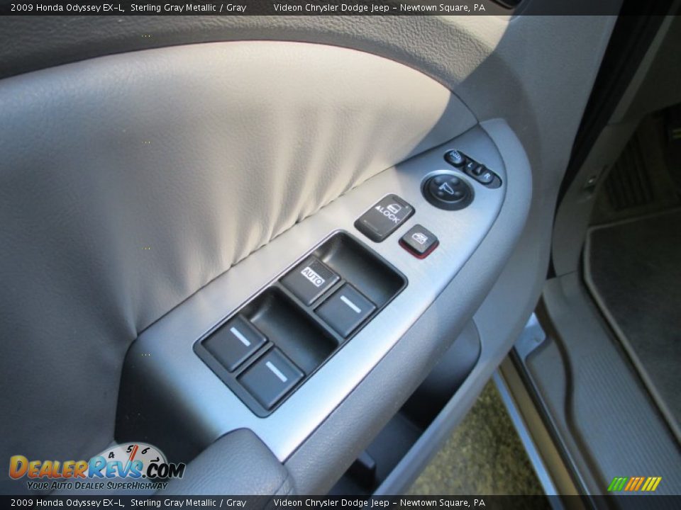 2009 Honda Odyssey EX-L Sterling Gray Metallic / Gray Photo #24