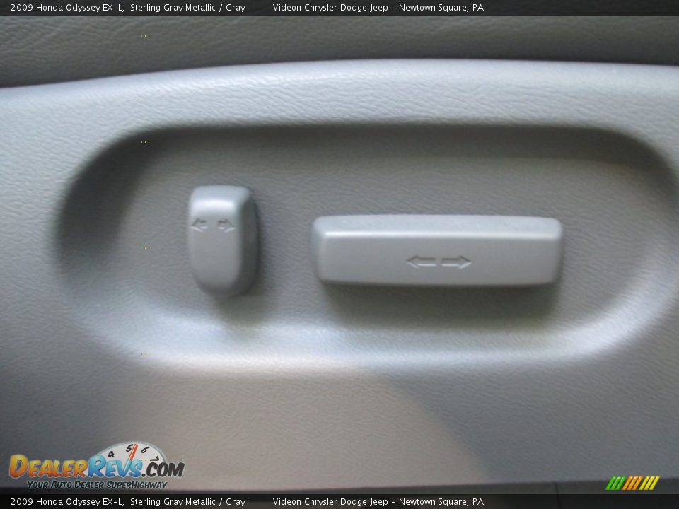 2009 Honda Odyssey EX-L Sterling Gray Metallic / Gray Photo #27