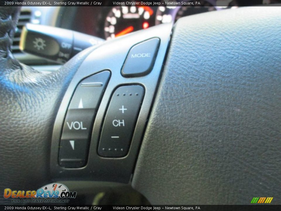 2009 Honda Odyssey EX-L Sterling Gray Metallic / Gray Photo #31