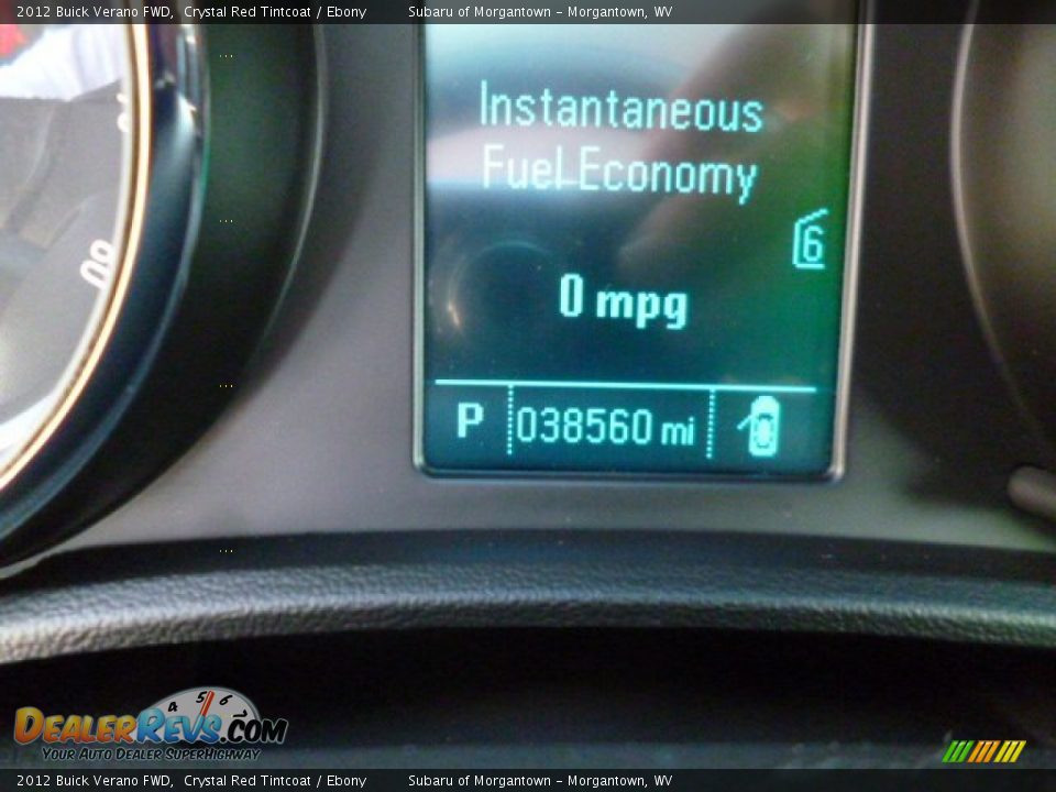 2012 Buick Verano FWD Crystal Red Tintcoat / Ebony Photo #20