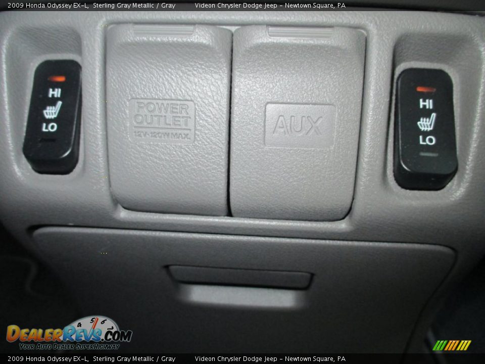 2009 Honda Odyssey EX-L Sterling Gray Metallic / Gray Photo #35
