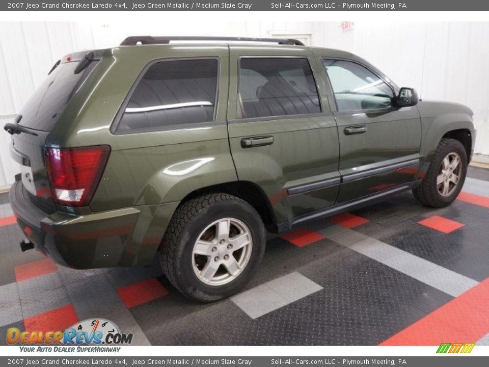 2007 Jeep Grand Cherokee Laredo 4x4 Jeep Green Metallic / Medium Slate Gray Photo #6