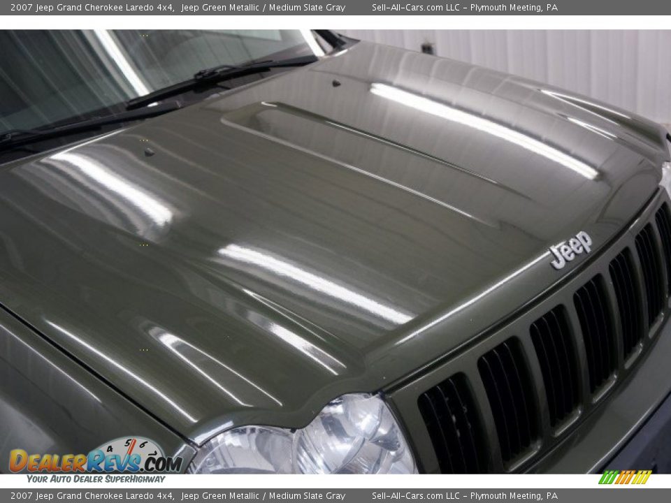 2007 Jeep Grand Cherokee Laredo 4x4 Jeep Green Metallic / Medium Slate Gray Photo #28