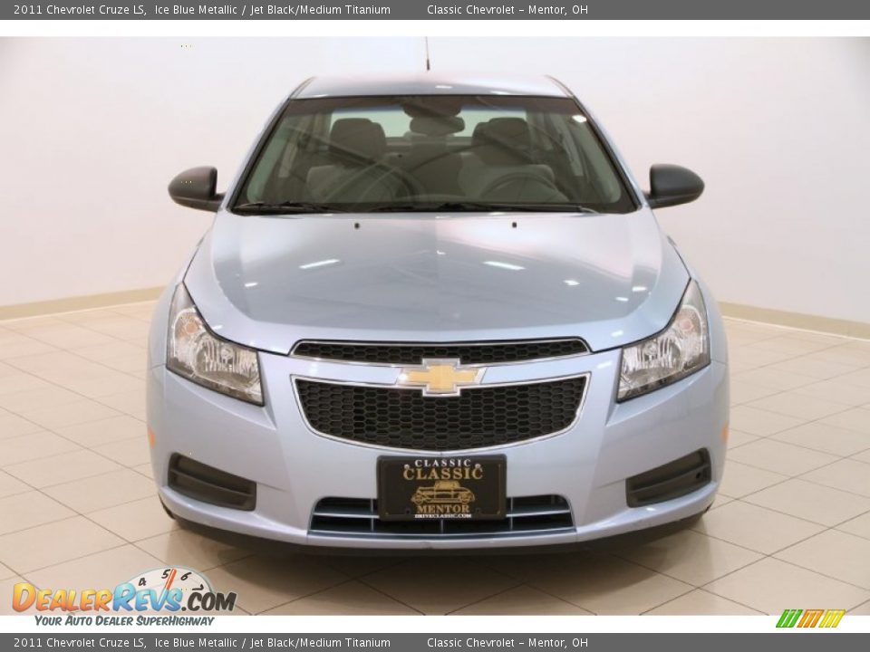 2011 Chevrolet Cruze LS Ice Blue Metallic / Jet Black/Medium Titanium Photo #2