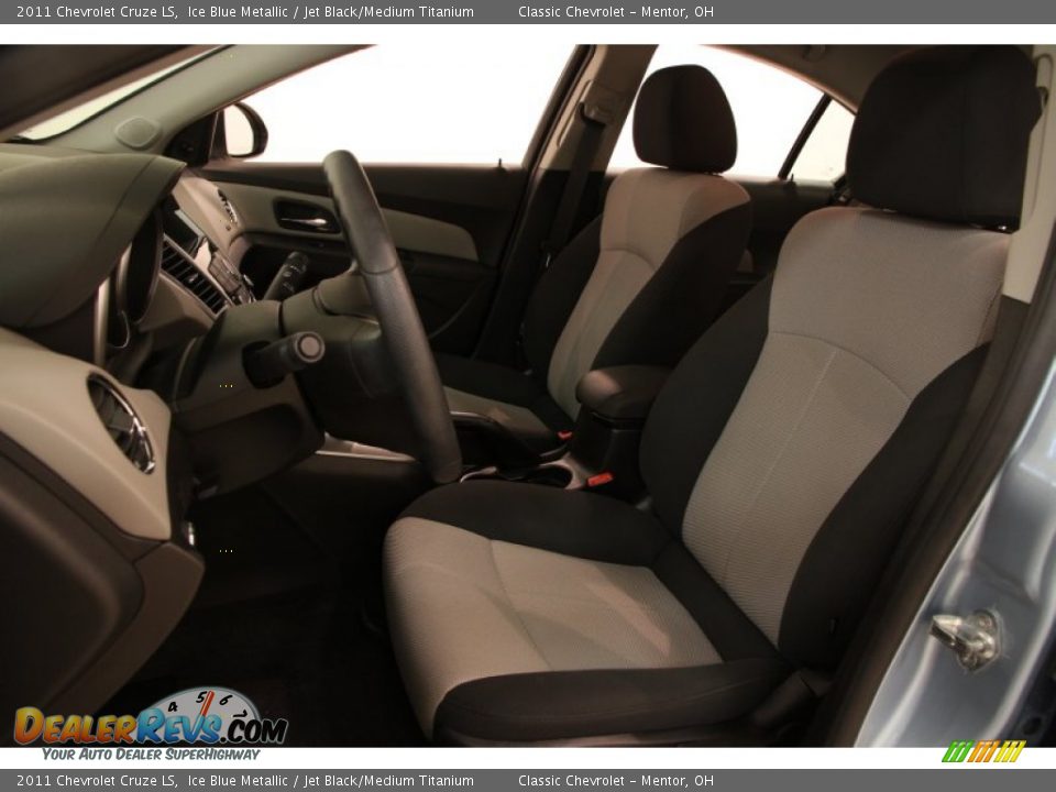 2011 Chevrolet Cruze LS Ice Blue Metallic / Jet Black/Medium Titanium Photo #5