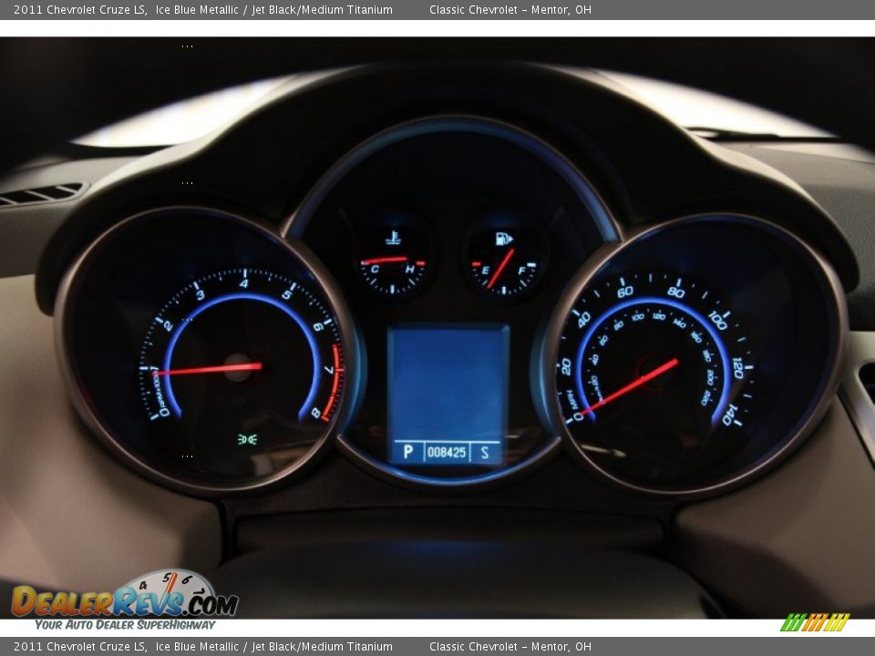 2011 Chevrolet Cruze LS Ice Blue Metallic / Jet Black/Medium Titanium Photo #7