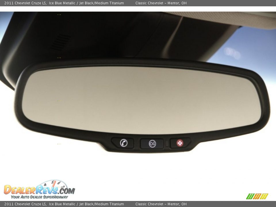 2011 Chevrolet Cruze LS Ice Blue Metallic / Jet Black/Medium Titanium Photo #8