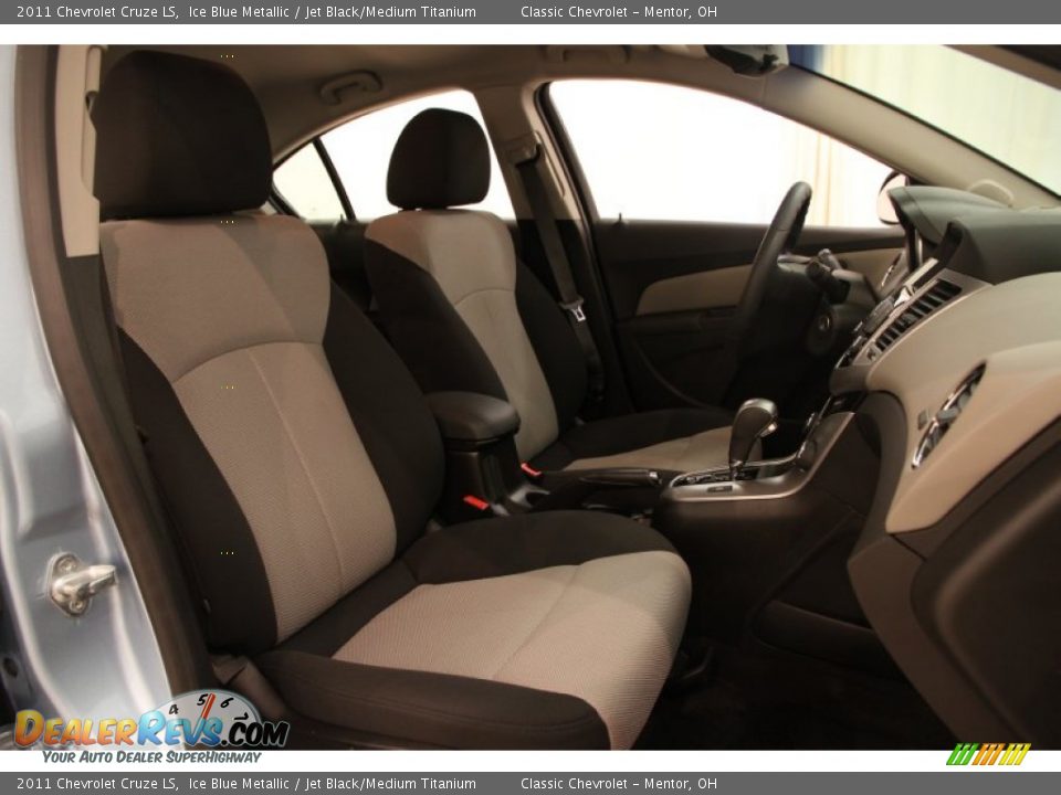 2011 Chevrolet Cruze LS Ice Blue Metallic / Jet Black/Medium Titanium Photo #11