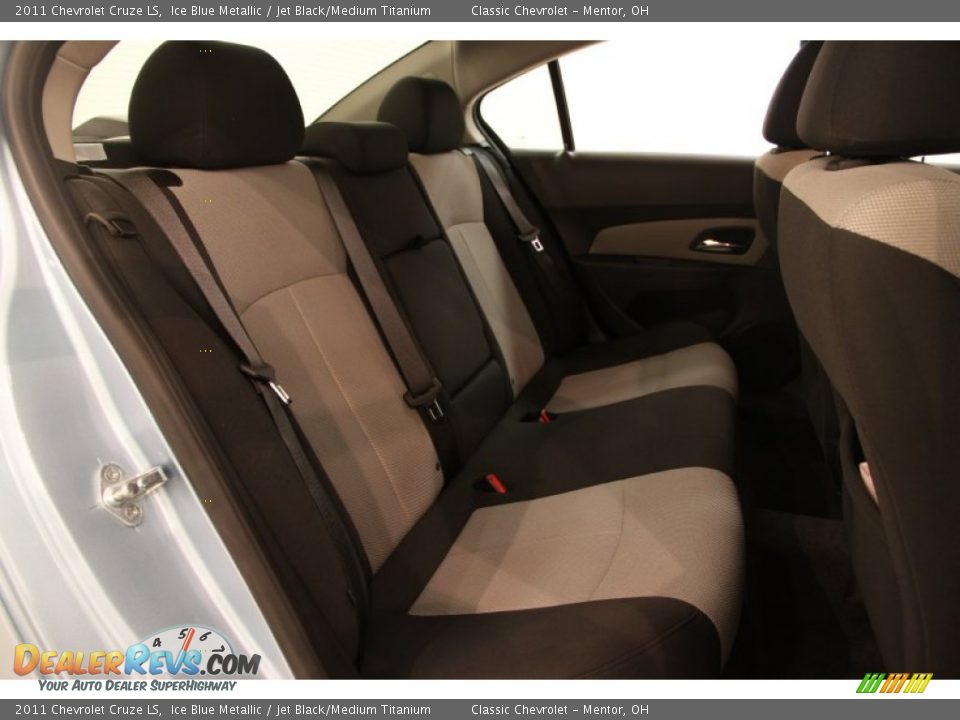 2011 Chevrolet Cruze LS Ice Blue Metallic / Jet Black/Medium Titanium Photo #12