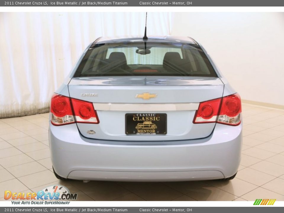 2011 Chevrolet Cruze LS Ice Blue Metallic / Jet Black/Medium Titanium Photo #14