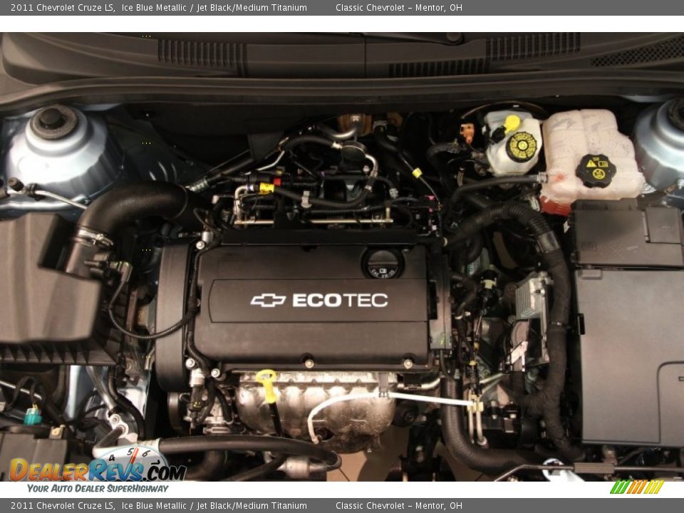 2011 Chevrolet Cruze LS Ice Blue Metallic / Jet Black/Medium Titanium Photo #15