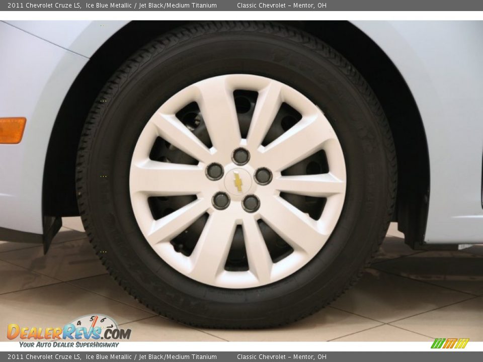 2011 Chevrolet Cruze LS Ice Blue Metallic / Jet Black/Medium Titanium Photo #16