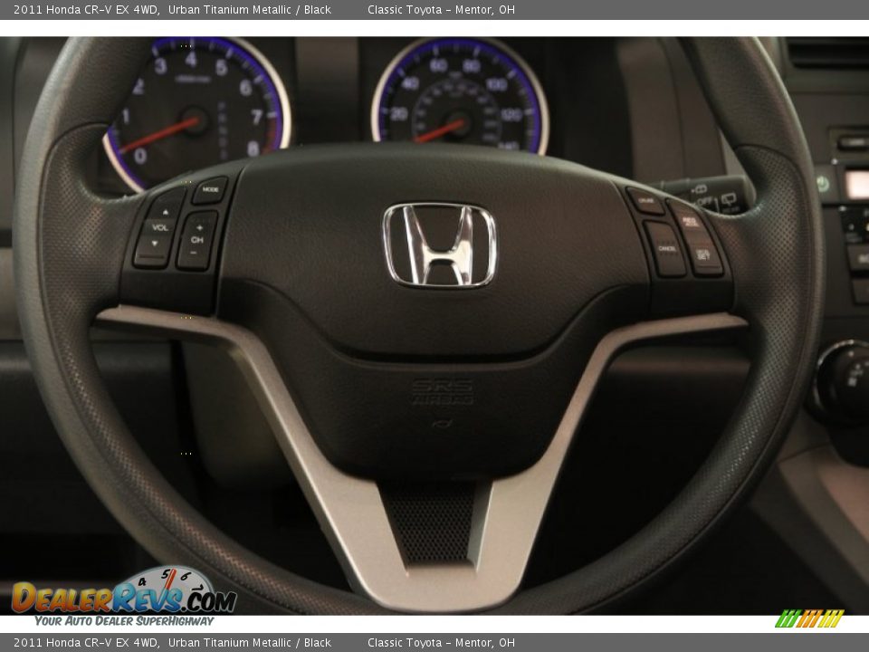 2011 Honda CR-V EX 4WD Urban Titanium Metallic / Black Photo #6