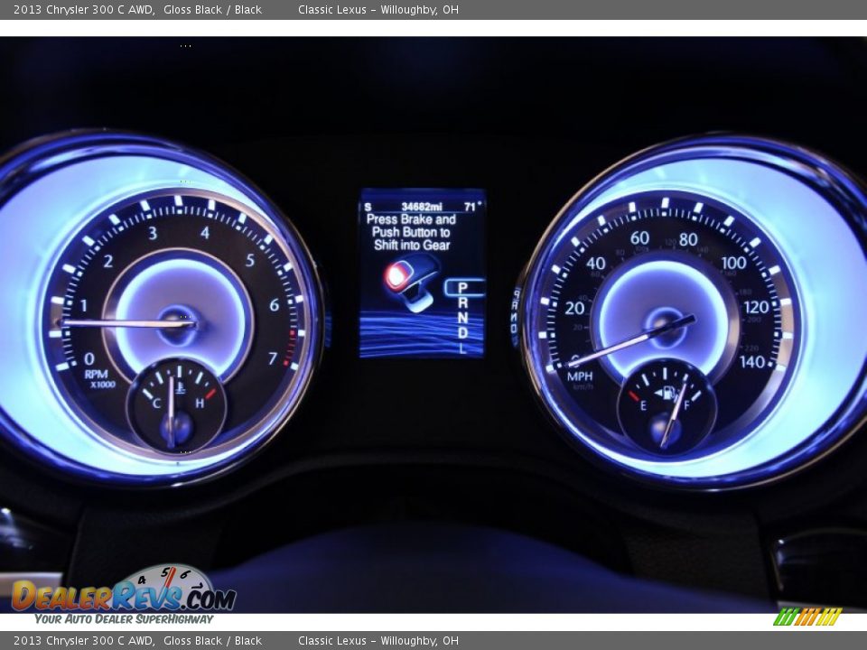 2013 Chrysler 300 C AWD Gauges Photo #7