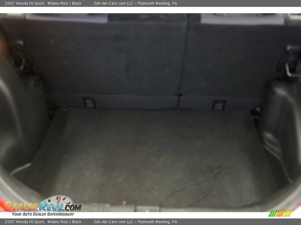 2007 Honda Fit Sport Milano Red / Black Photo #18