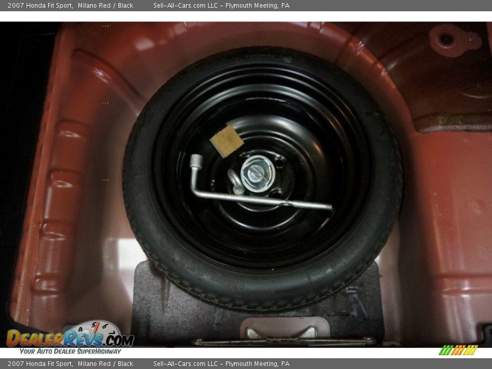 2007 Honda Fit Sport Milano Red / Black Photo #19