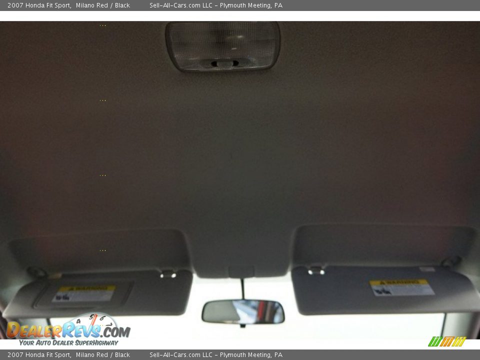 2007 Honda Fit Sport Milano Red / Black Photo #20