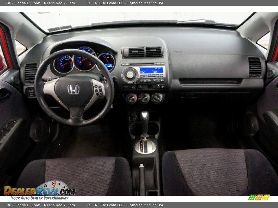 2007 Honda Fit Sport Milano Red / Black Photo #21