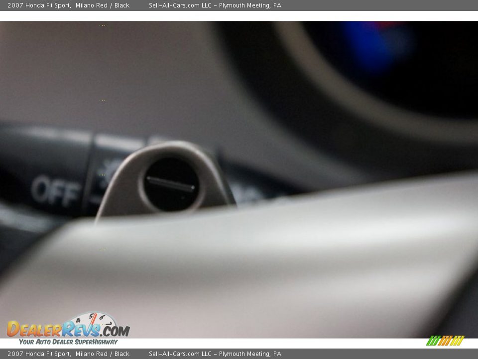 2007 Honda Fit Sport Milano Red / Black Photo #23