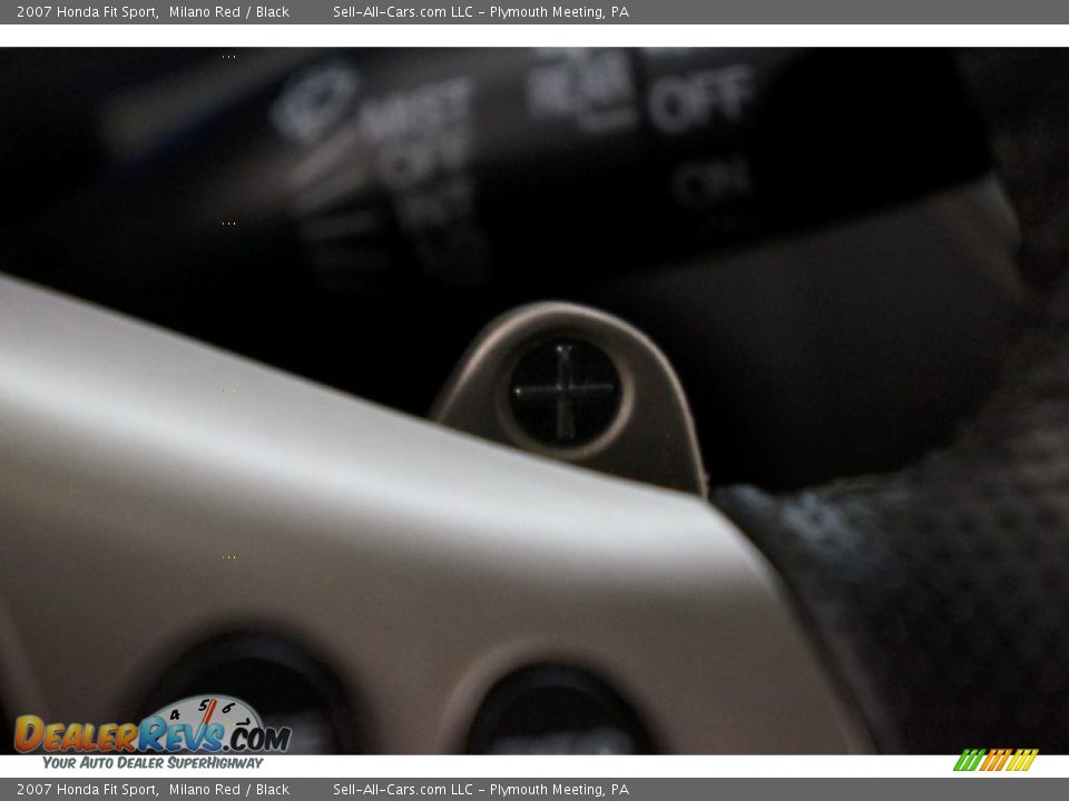 2007 Honda Fit Sport Milano Red / Black Photo #24