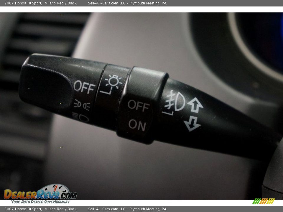2007 Honda Fit Sport Milano Red / Black Photo #25