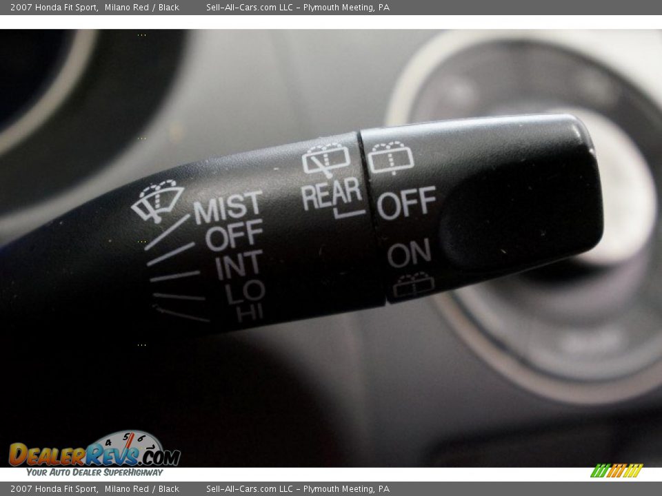 2007 Honda Fit Sport Milano Red / Black Photo #26