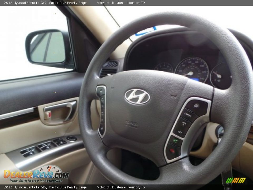 2012 Hyundai Santa Fe GLS Pacific Blue Pearl / Beige Photo #25