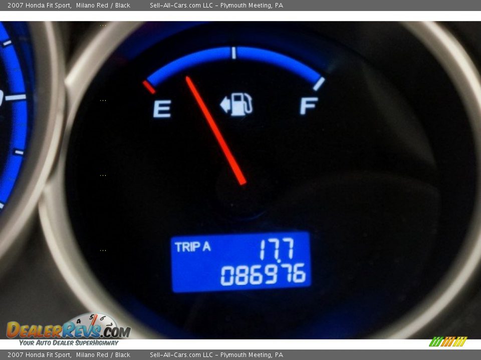 2007 Honda Fit Sport Milano Red / Black Photo #29