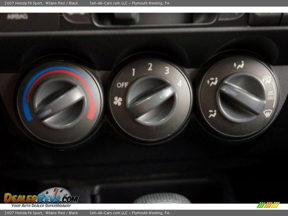 2007 Honda Fit Sport Milano Red / Black Photo #31