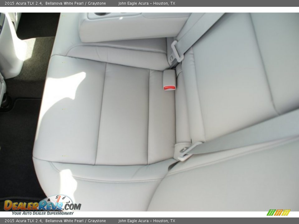 2015 Acura TLX 2.4 Bellanova White Pearl / Graystone Photo #15