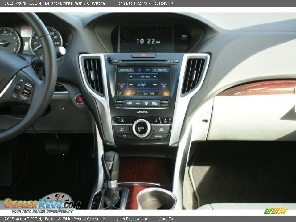 2015 Acura TLX 2.4 Bellanova White Pearl / Graystone Photo #24