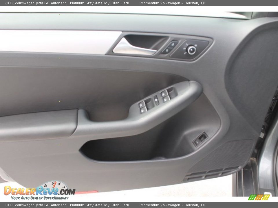 2012 Volkswagen Jetta GLI Autobahn Platinum Gray Metallic / Titan Black Photo #13