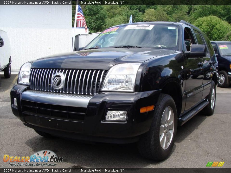 2007 Mercury Mountaineer AWD Black / Camel Photo #1