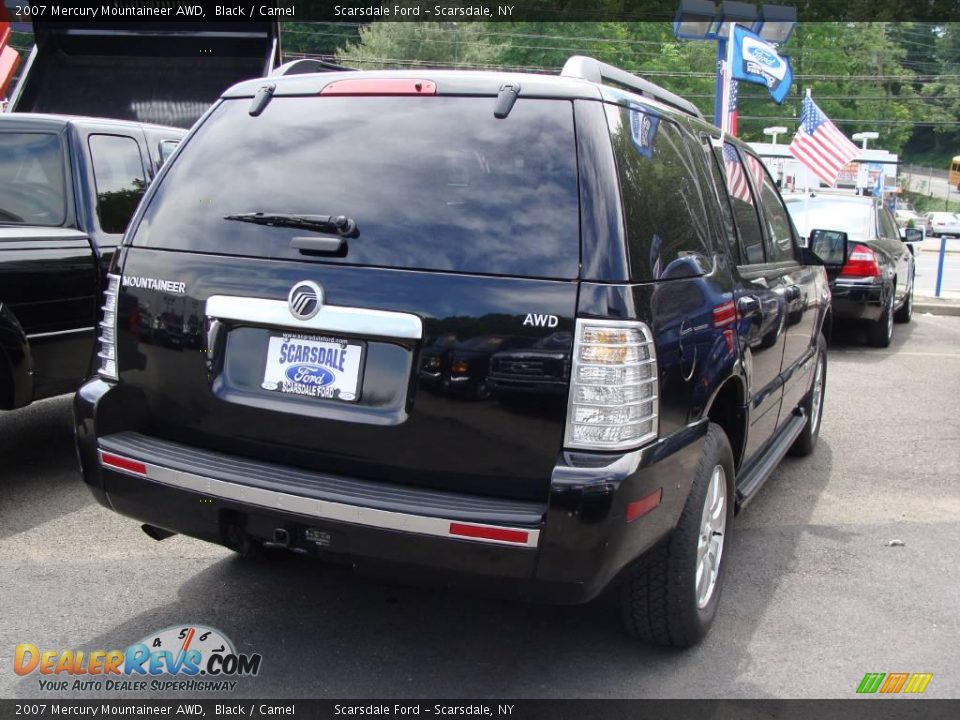 2007 Mercury Mountaineer AWD Black / Camel Photo #4