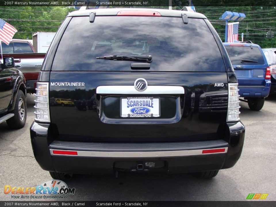 2007 Mercury Mountaineer AWD Black / Camel Photo #5