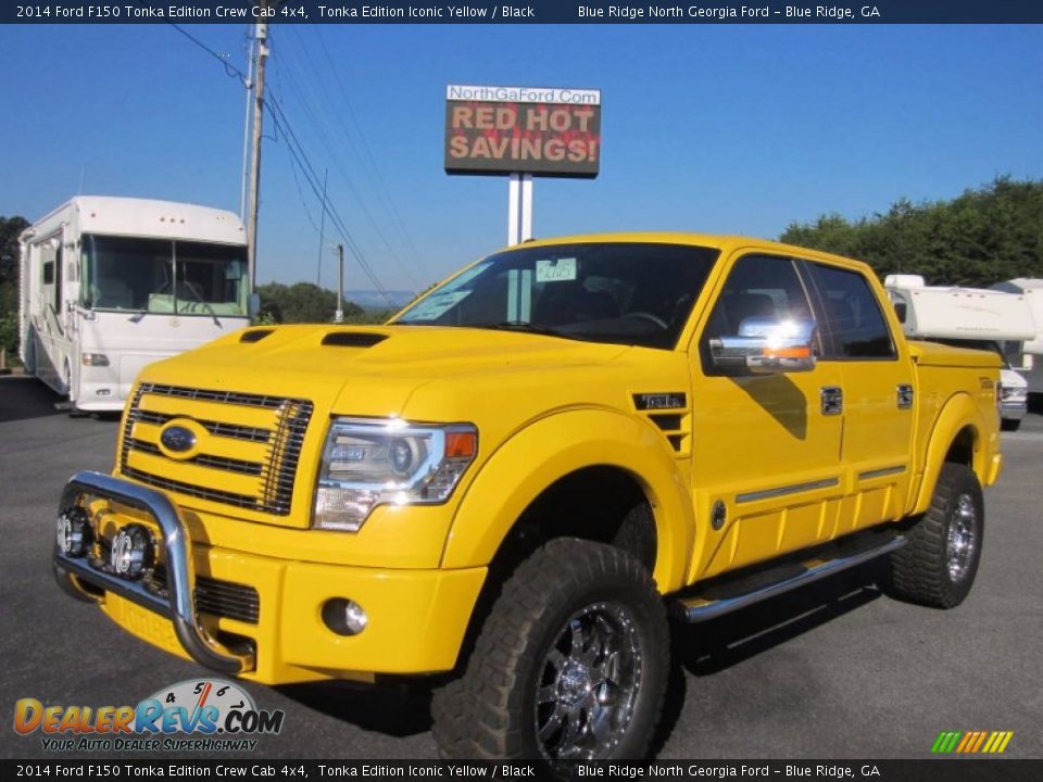 2014 Ford F150 Tonka Edition Crew Cab 4x4 Tonka Edition Iconic Yellow / Black Photo #1