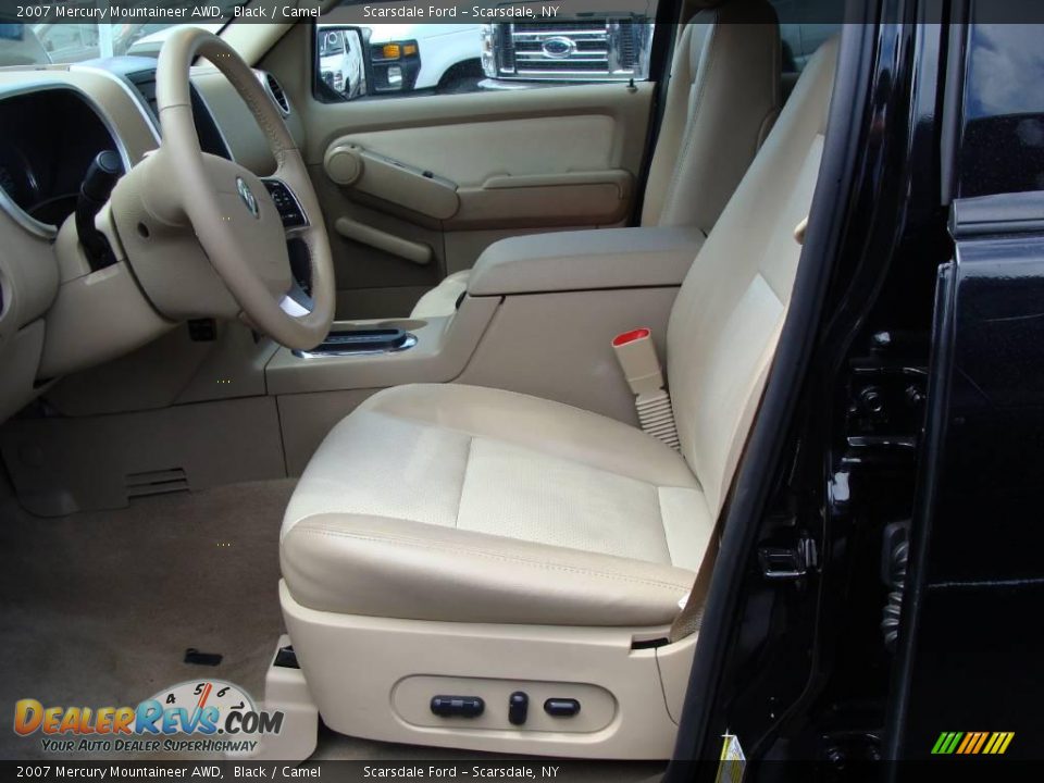 2007 Mercury Mountaineer AWD Black / Camel Photo #11