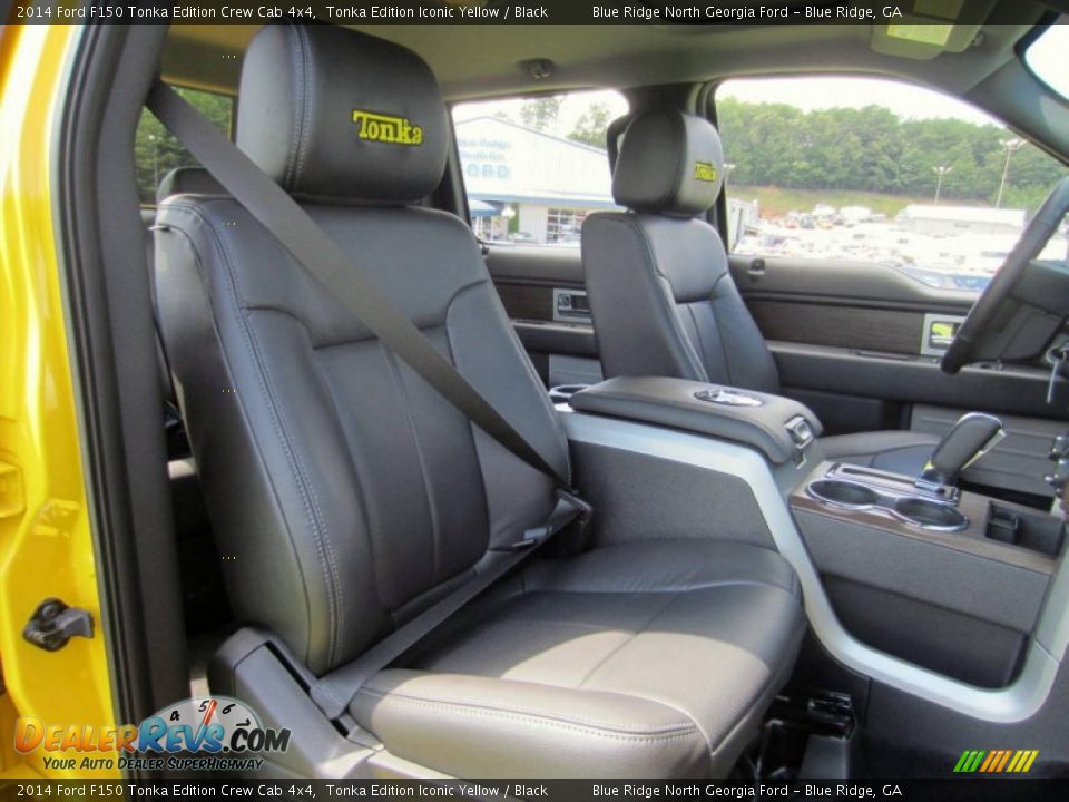 Front Seat of 2014 Ford F150 Tonka Edition Crew Cab 4x4 Photo #14