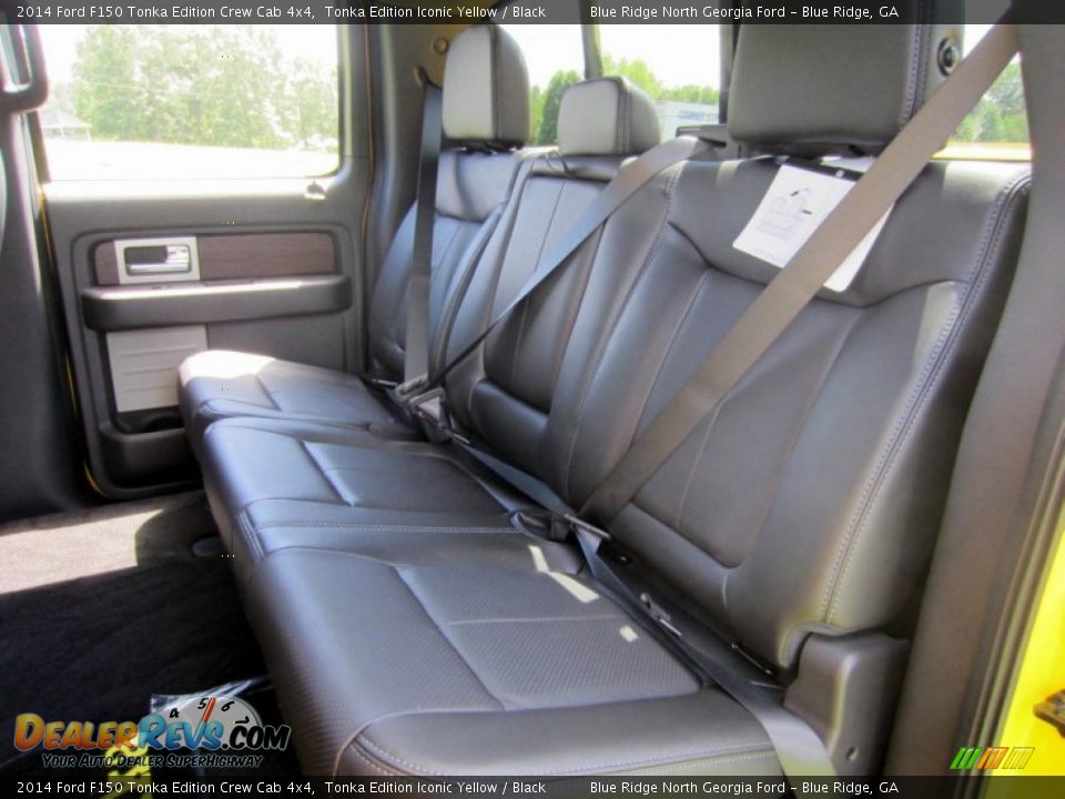 Rear Seat of 2014 Ford F150 Tonka Edition Crew Cab 4x4 Photo #16